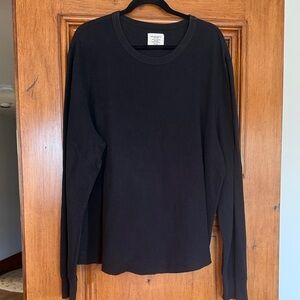 Buck Mason Men's Crewneck Black Sweater